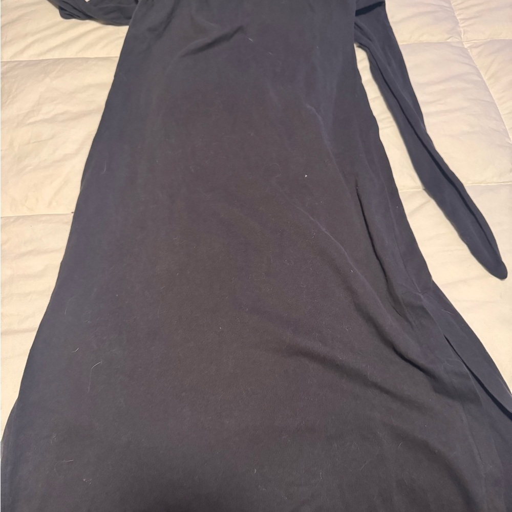 Rails Charcoal Long Sleeve Dress